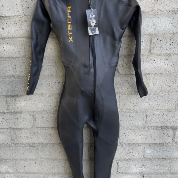 XTERRA VORTEX 4 Full Suit Wetsuit Mens XS Black TRIATHLON Surfing Swimming NWT - Picture 2 of 3